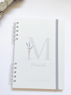 Caderneta de vacinação personalizada | lavanda