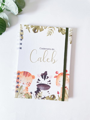 Caderneta de vacinação personalizada | animais selvagens