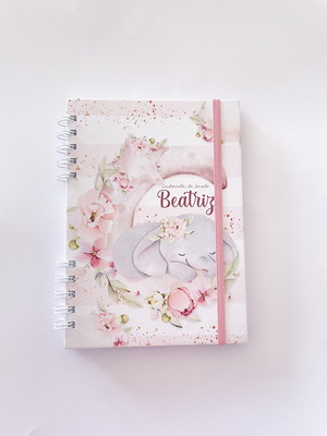Caderneta de vacinação personalizada | elefante linda