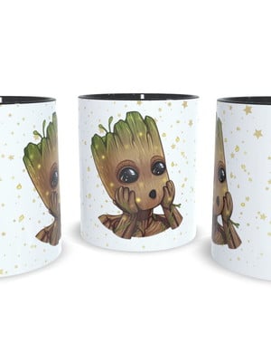 Caneca preta groot