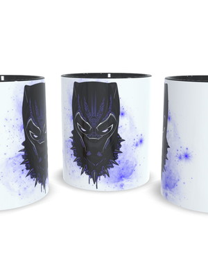 Caneca preta pantera negra