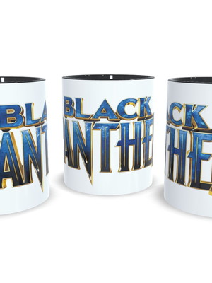 Caneca preta pantera negra