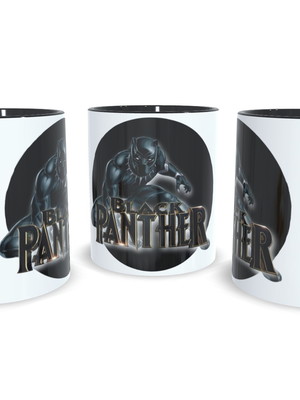 Caneca preta pantera negra