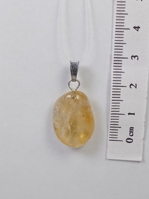 Citrino - pingente de pedra rolada natural c01