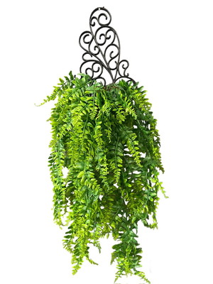 Samambaia artificial com arandela- pendente pendurado + vaso