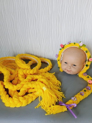 Kit com 5 tiara rapunzel