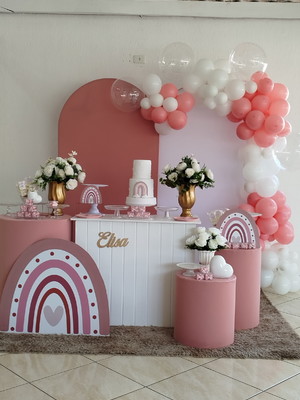 Decoração arco-íris