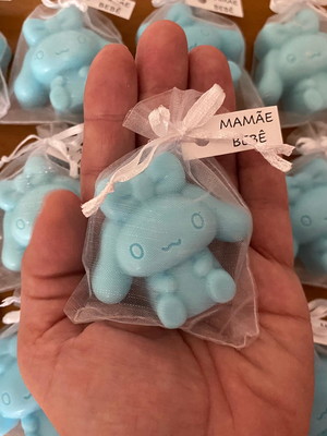 Cinnamoroll lembrancinha sabonete amigos da hello kitty