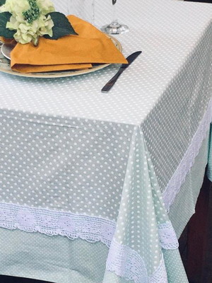 Toalha de mesa retangular