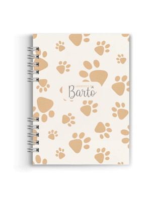 Caderneta pet personalizada | patinhas