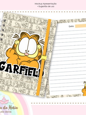Caderno garfield