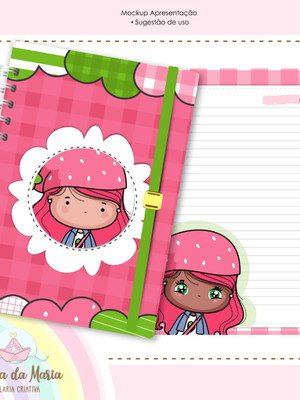 Caderno moranguinho