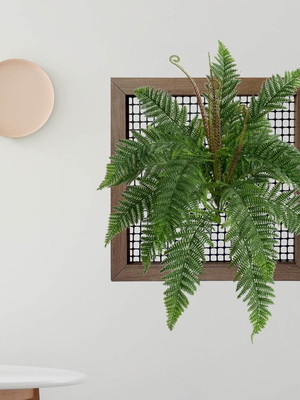 15x galho realista planta artificial de qualidade p/ parede