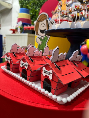 Caixa casinha snoopy