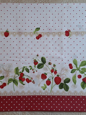 Toalha mesa - frutas - gorgurinho - 2m compr x 1,40 cm larg