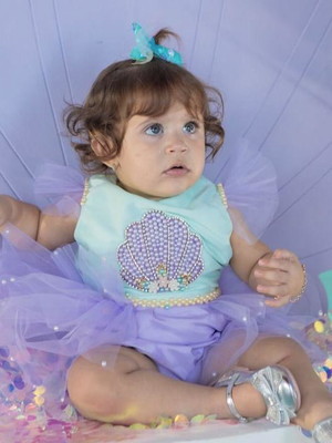 Fundo do mar vestido ariel