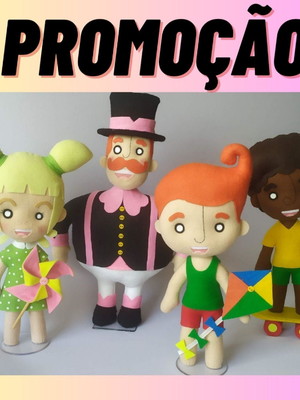 Kit mundo bita 4 personagens! promoção!