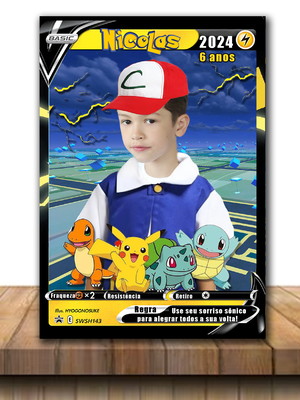 Lembrança personalizada imã de geladeira do pokemon