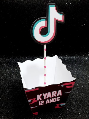 Centro de mesa tik tok