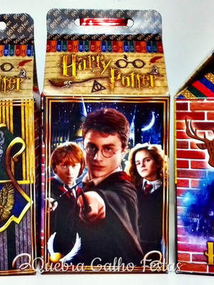 Caixa milk harry potter lembrancinhas harry potter- 10 unid.