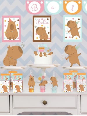 Kit festa - tema capivara 2