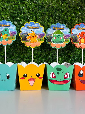 Centro de mesa personalizado pokemon