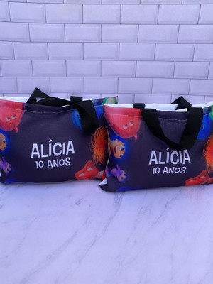 Sacolinha eco bag personalizada divertidamente