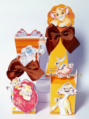 Kit lembrancinhas de festa personalizadas rei leão