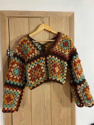 Blusa de crochê boho