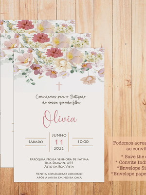 Convite batizado