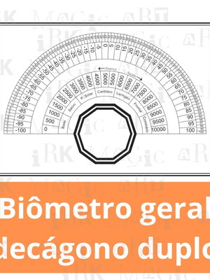 Arquivo digital biômetro geral decágono duplo