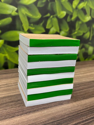 10 bloco com 100 folhas 7x8 rascunho bloquinho comanda