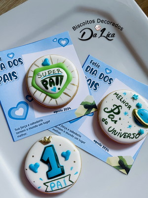Cookie card dia dos pais