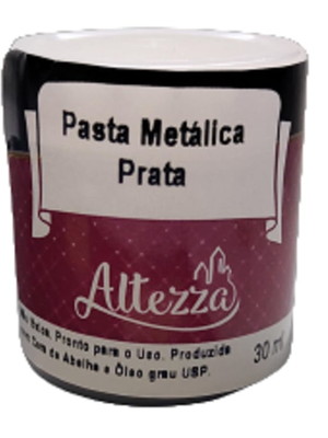 Pasta metalica altezza acabamento brilhante prata 30ml