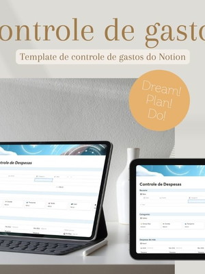 Planner controle de gastos | notion template