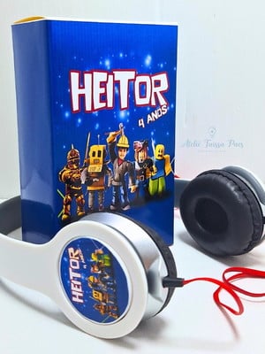 Fone headset personalizado roblox
