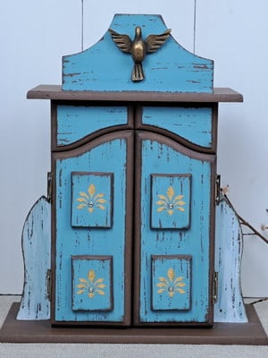 Mini oratório estilo colonial