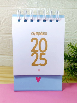 Calendário de mesa 2025 tamanho a6