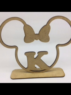 Kit 10 centro de mesa minnie personalizada