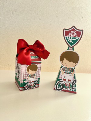 Kit personalizado fluminense, kit 20 caixas