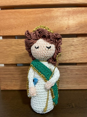 São rafael arcanjo - amigurumi