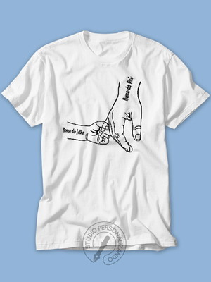 Camisa personalizada dia dos pais com nome