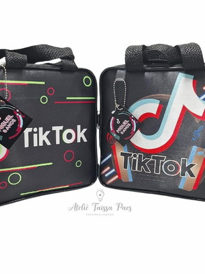 Bolsa 20x20 duratran alça regulada 1,10m tik tok