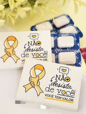 Chiclete- setembro amarelo