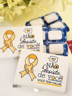 Chiclete- setembro amarelo