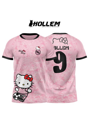 Camisa interclasse hello kit vetorizada para sublimação