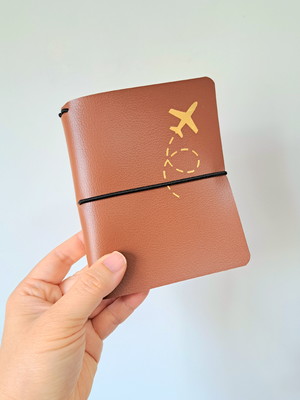 Porta-passaportes familiar avião - até 6 passaportes