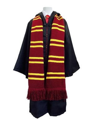 Cachecol harry potter listra fina grifinória