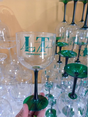 50 taças de gin bicolor - 580ml personalizadas