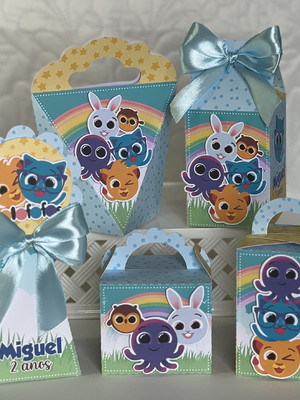 Caixas personalizadas bolofofos- 30 peças